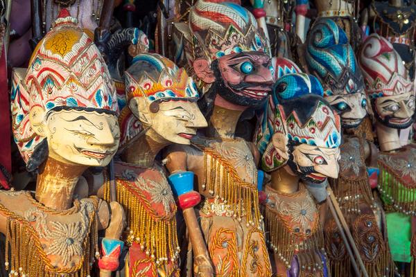 Marionnettes de wayang golek, Yogyakarta